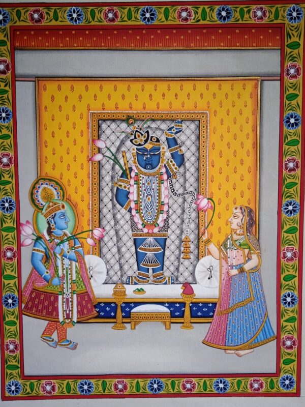 Srinath ji - Pichwai painting - Daulatram - 15