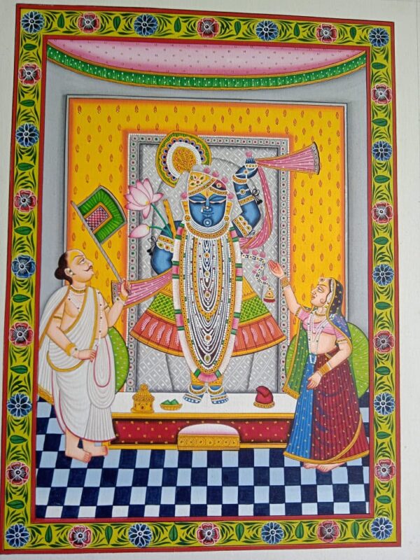 Srinath ji - Pichwai painting - Daulatram - 16