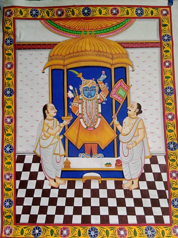 Srinath ji - Pichwai painting - Daulatram - 17