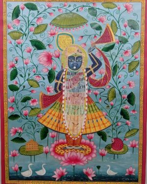 kamal talai - Pichwai painting - Rohil - 05
