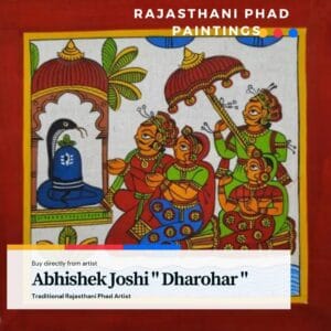 Rajasthani Phad Painting Abhishek Joshi _Dharohar_