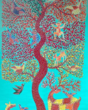 Tree of life - gond paintings - Sambhaw - 10
