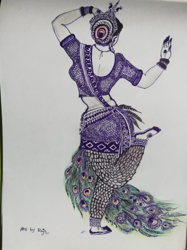Odissi Dancer - Indian Art - Raju - 04