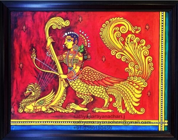 Gandharvi - Indian Art - Sathyanarayanan - 12