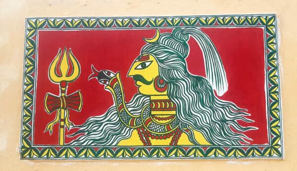 Lord Shiva Manjusha Painting Manoj Kumar 02