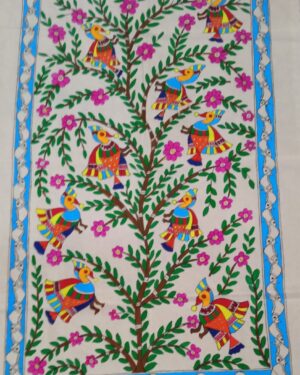 Birds on a Tree - Madhubani - Antra - 24