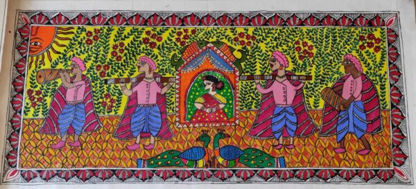 Doli kahar - Madhubani painting - Amrita Kumari - 05