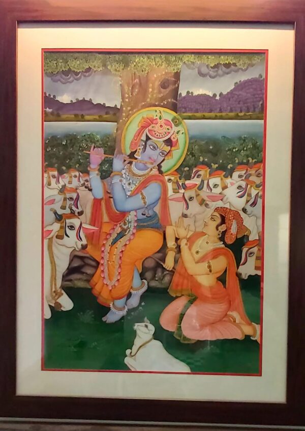 Krishna Sakha - Pichwai painting - Kanchan Nayyar - 03