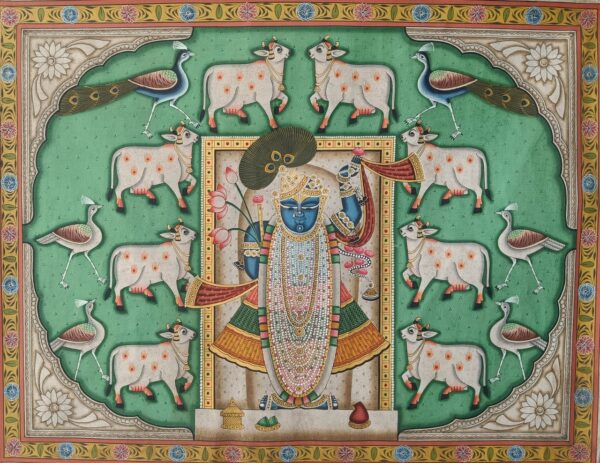 Shrinathji Cows - Pichwai Pichwai painting - Varta Shrimail - 10
