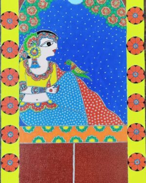 Radha - Madhubani painting - Renu Singh - 11