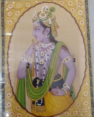 Krishna - Rajasthani Miniature - Charu Singh - 10