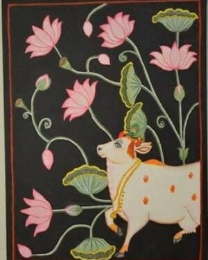 Cows of Vrindavan - Wall Hangings - Shanti - 17