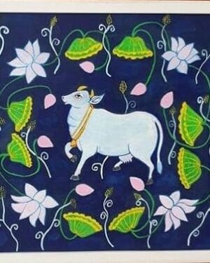 Cows of Vrindavan - Wall Hangings - Shanti - 18