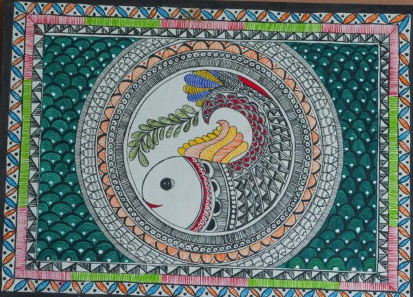 Shubh Matsya - Madhubani painting - Shikha Trivedi - 05