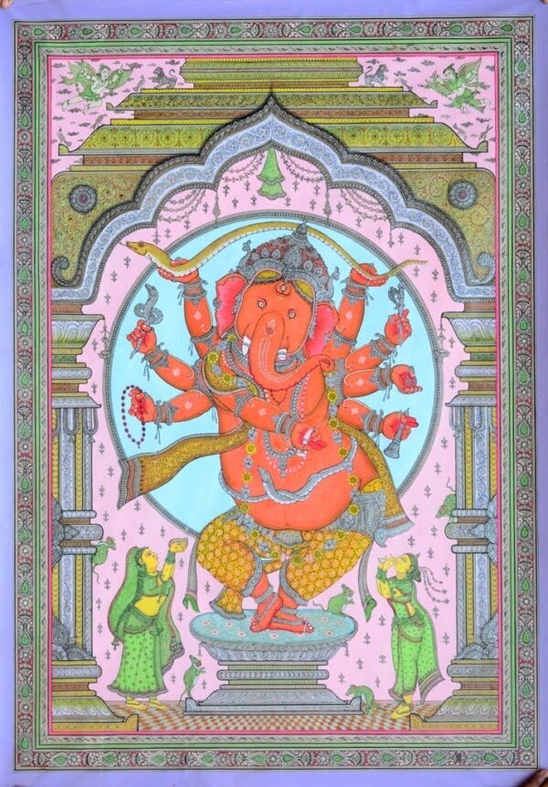 Ganesha - Pattachitra painting - Manas Kumar - 02