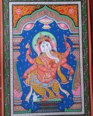 Ganesha - Pattachitra painting - Manas Kumar - 04