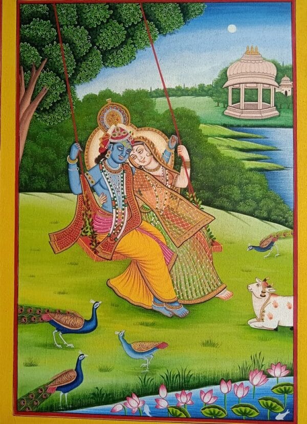 Radha Krishna - Pichwai painting - Daulatram - 18