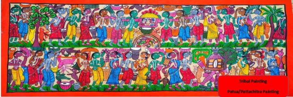 Tribal Painting Patua Art Manimala Chitrakar 01