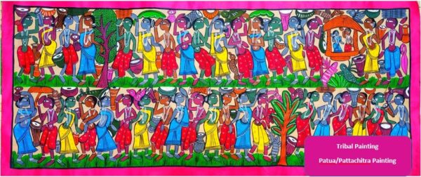 Tribal Painting Patua Art Manimala Chitrakar 02