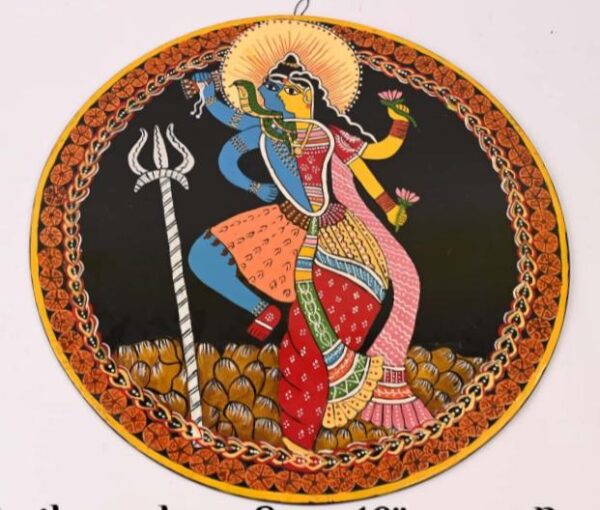Ardhnarishvar Tikuli Art Ananya Kumari 05