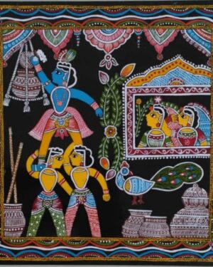 Krishna Lila Tikuli Art Soni Kumari 02
