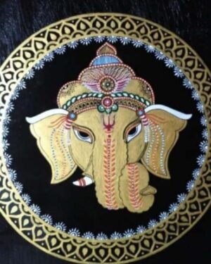 Lord Ganesha Tikuli Art Simpi Kumari 01