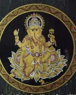 Lord Ganesha Tikuli Art Simpi Kumari 04