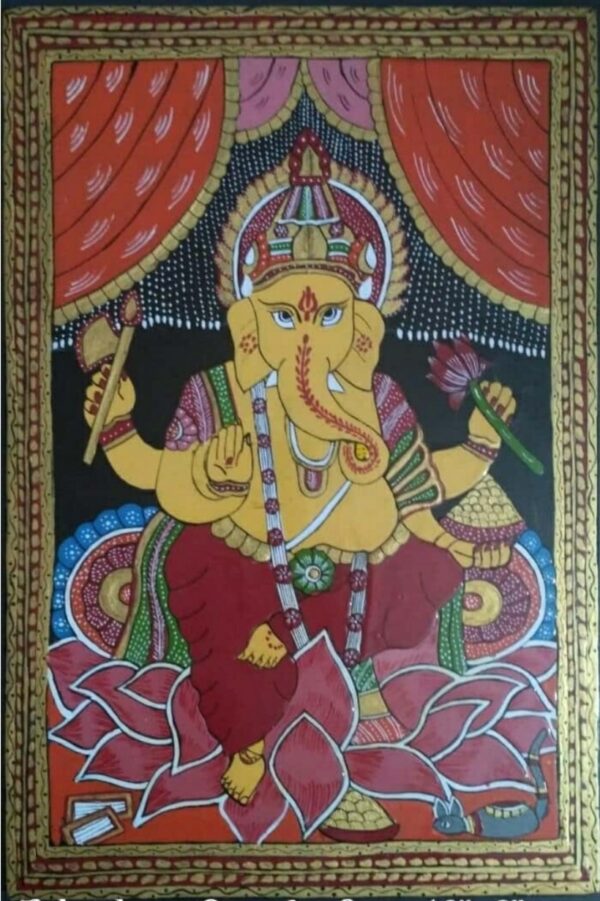 Lord Ganesha Tikuli Painting Soni Kumari 07