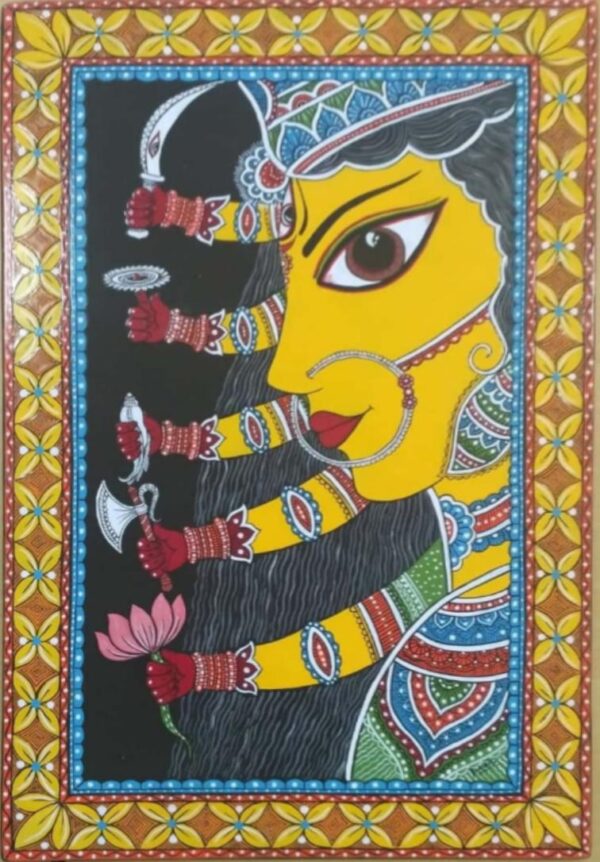 Maa Durga Tikuli Art Shikha Sharma 01