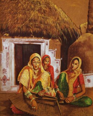 Soupra - Mandana Painting - Rekha Agrawal - 01