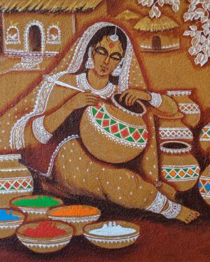 Indian Traditional Culture - Mandana Painting - Rekha Agrawal - 03