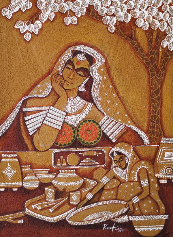 Indian Tradditional Culture - Mandana Painting - Rekha Agrawal - 05