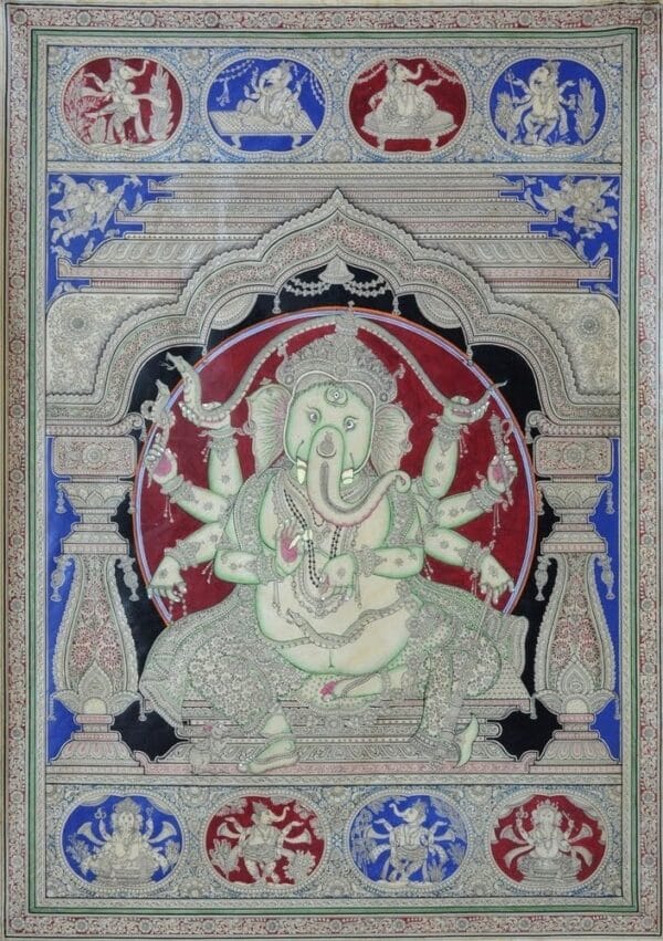 Ganesha - Pattachitra painting - Manas Kumar - 10