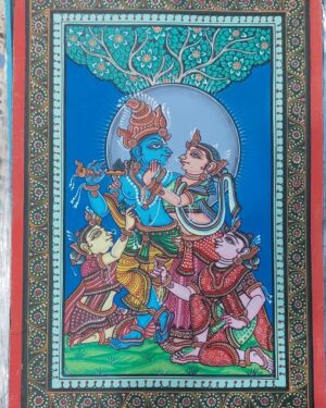 Radha Krishna - Pattachitra paintings - Susant Maharana - 20