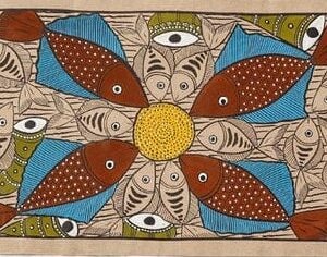 Fish Life - Patua painting - Momena Chitrakar - 12