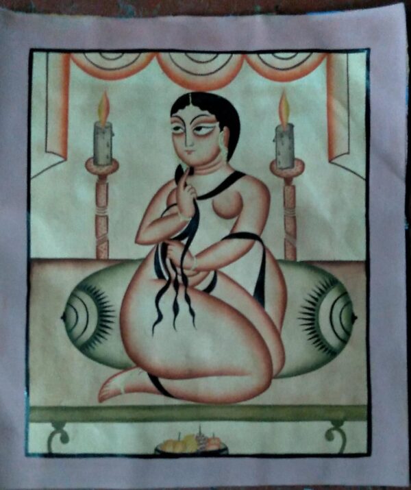 Kalighat painting - Bapi Chitrakar - 11