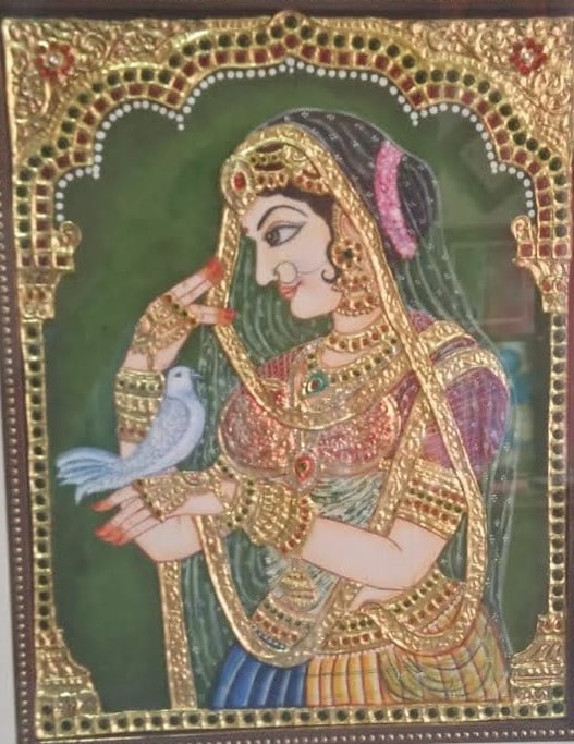 Bani Thani Tanjore Painting Madhu Gupta 01