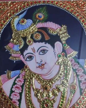 Kanhaji Tanjore Painting Madhu Gupta 08