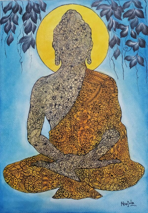 Buddha - Indian Art - Manjula - 04