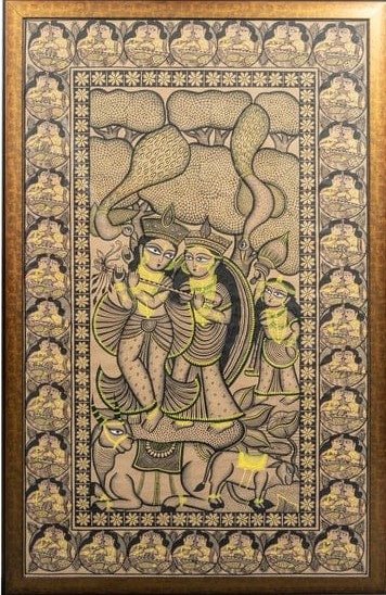 Kalighat painting - Momena Chitrakar - 28