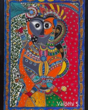 Ardhanarishwar - Mithila Art - Vaidehi - 03