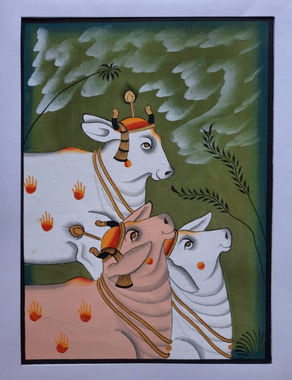 Cows - Pichwai paintings - Abishek Joshi - 05
