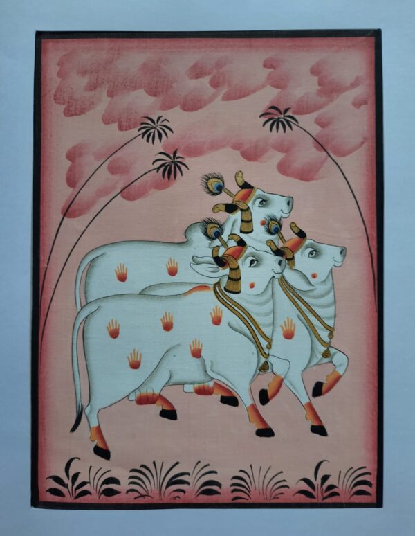 Cows - Pichwai paintings - Abishek Joshi - 09