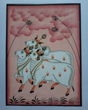 Cows - Pichwai paintings - Abishek Joshi - 10