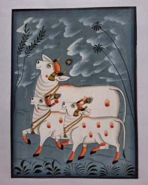 Cows - Pichwai paintings - Abishek Joshi - 20