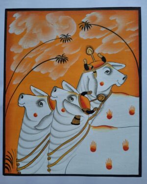 Cows - Pichwai paintings - Abishek Joshi - 22