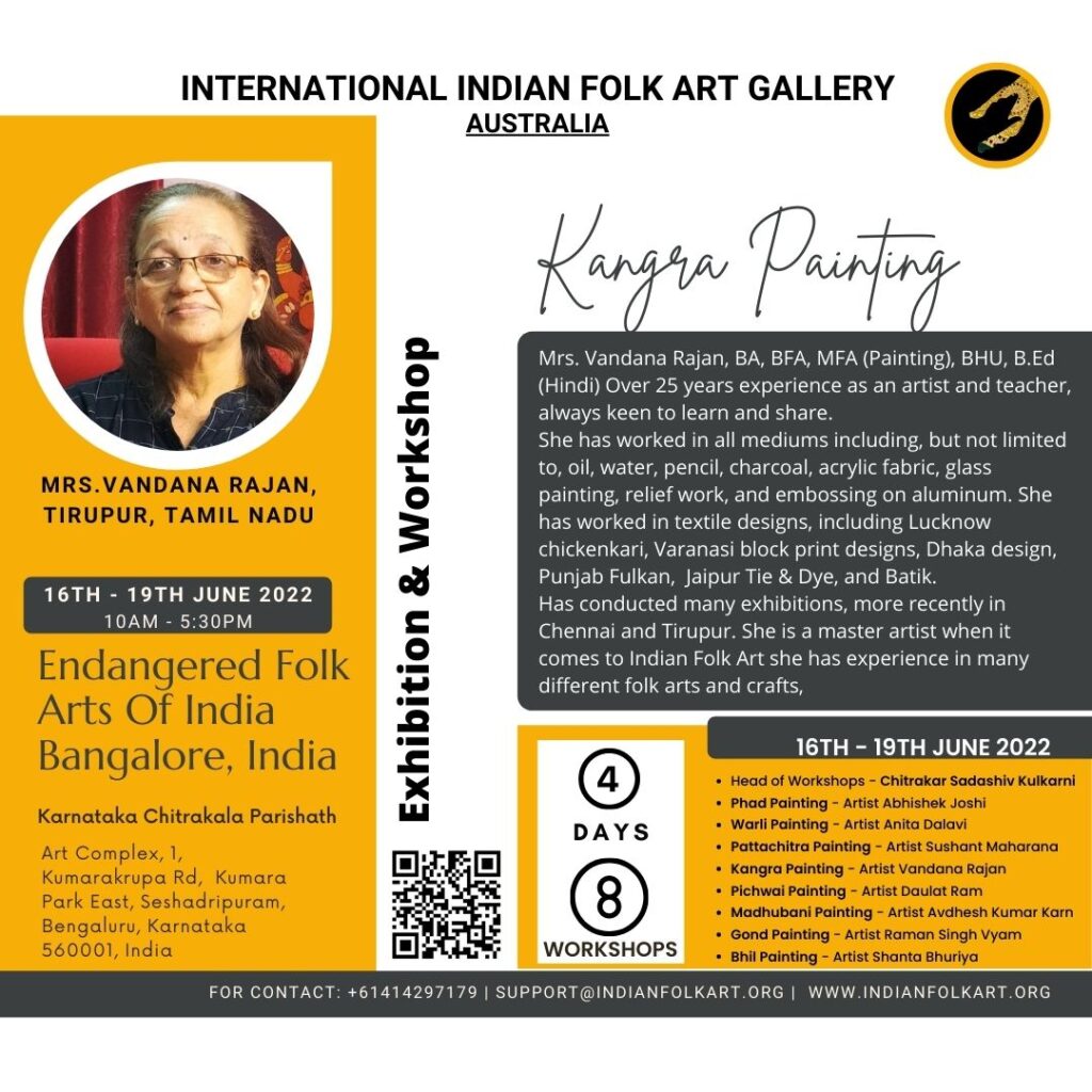 Vandana Rajan IIFAG Bangalore 22 Exhibition & Workshop 7