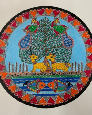 Tree of Love Eshita Madhubani Godna 05