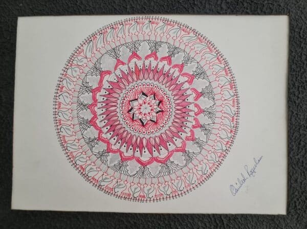 Sodalite Mandala - Mandala painting - Kamlesh - 03