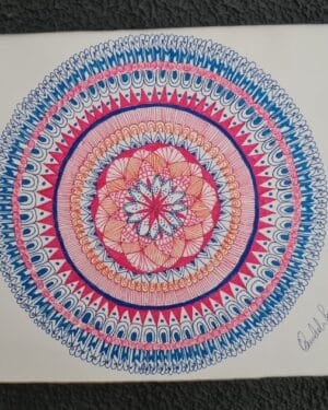 Shatickite Mandala - Mandala painting - Kamlesh - 11